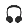 Jabra Evolve3 65 Flex MS Wireless Bluetooth On-Ear Headset with Link 390c Adapter, Black