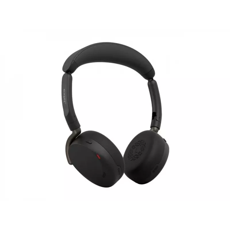 Jabra Evolve3 65 Flex Wireless Bluetooth Headset with Hybrid ANC, Jabra Link 390c USB-C Dongle, UC-Certified, Black
