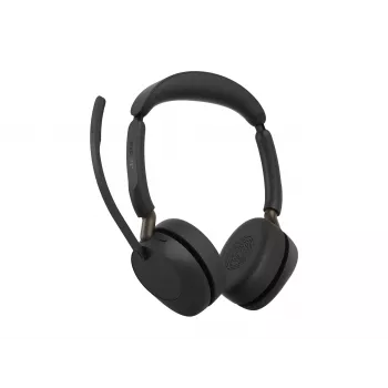 Jabra Evolve3 65 Stereo Headset with Link 390a UC Stand