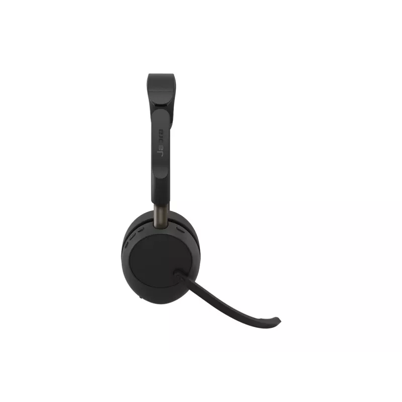 Jabra Evolve3 65 Stereo Link 390c UC Wireless Bluetooth Headset with USB-A Adapter and Busylight - Black
