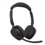 Jabra Evolve3 65 Stereo Link 390c UC Wireless Bluetooth Headset with USB-A Adapter and Busylight - Black