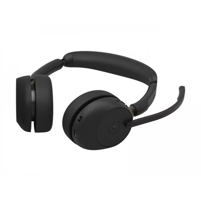 Jabra Evolve3 65 Stereo Wireless Headset with Link 390c and Charging Stand – Microsoft Teams Certified