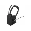 Jabra Evolve3 65 Stereo Wireless Headset with Link 390c and Charging Stand – Microsoft Teams Certified
