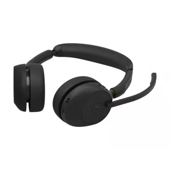 Jabra Evolve3 65 Stereo Wireless Headset with Link 390c and Charging Stand – Microsoft Teams Certified