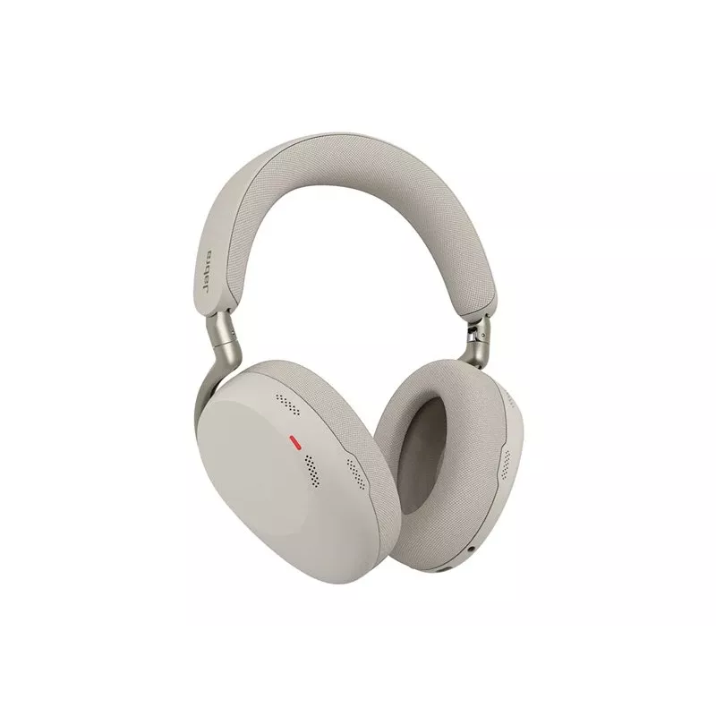 Jabra Evolve3 85 UC Wireless Over-Ear Headset with Active Noise Cancellation and Link 390C Adapter, Warm Grey