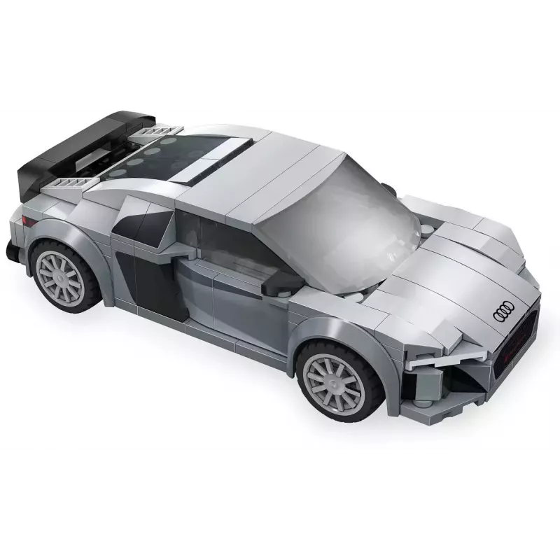 Jamara CaDA Audi R8 Coupé 1:24 Scale Building Blocks Set, 272 Pieces, Grey, Age 8+