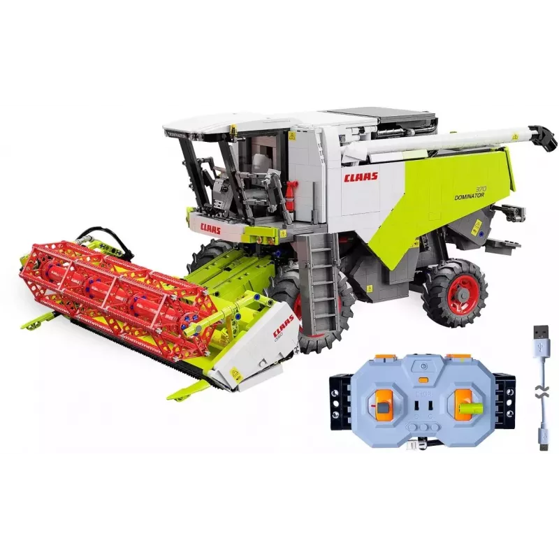 Jamara Claas Dominator 370 1:18 2.4GHz RC Building Block Vehicle (1000+ Pieces) 14+
