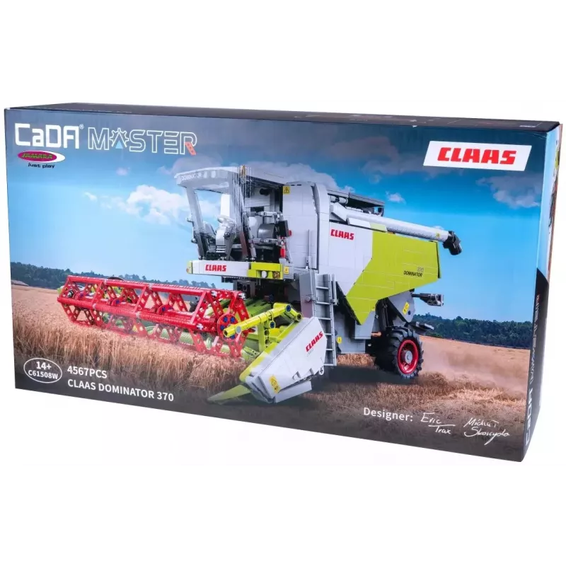 Jamara Claas Dominator 370 1:18 2.4GHz RC Building Block Vehicle (1000+ Pieces) 14+