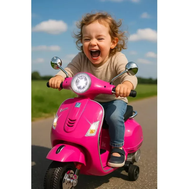 Jamara Ride-on Vespa GTS 125 Pink Li-Power 12.6