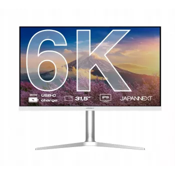 JAPANNEXT JN-IPS326K-HSPC9 32 inch 6K IPS Monitor with HDMI 2.1 and USB-C 90W