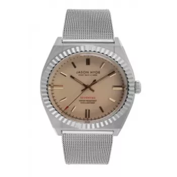 JASON HYDE JH10011 Unisex Watch 40mm Stainless Steel Blue Recycled PET Fabric Quartz