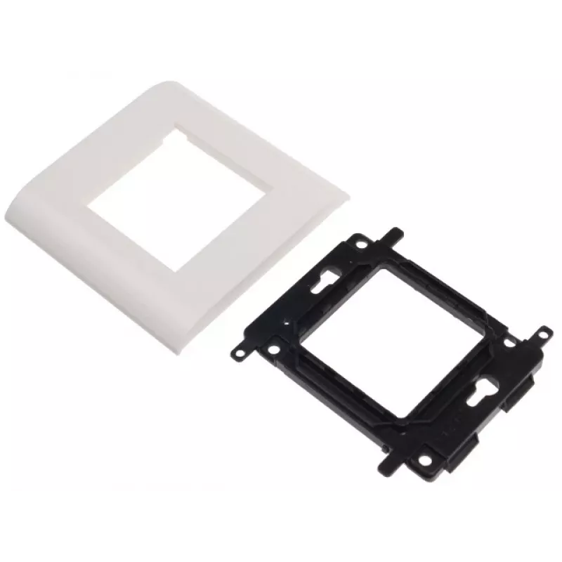 JAVEL Single Support Frame for 2 M45 Modules, 1M, 45x45, White