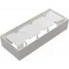 JAVEL Surface-Mounted Triple Box 6 Modules M45 White