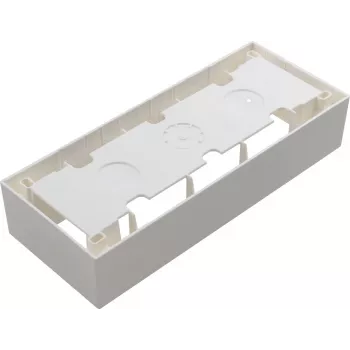 JAVEL Surface-Mounted Triple Box 6 Modules M45 White