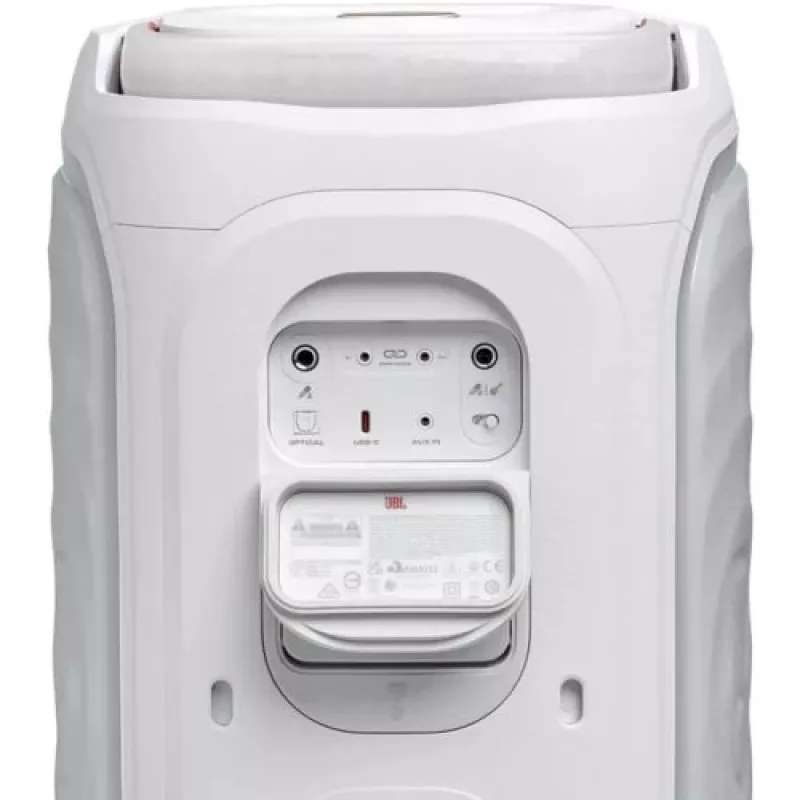 JBL PartyBox 130 Portable Party Speaker, 180W, Bluetooth 5.1, IPX4, White