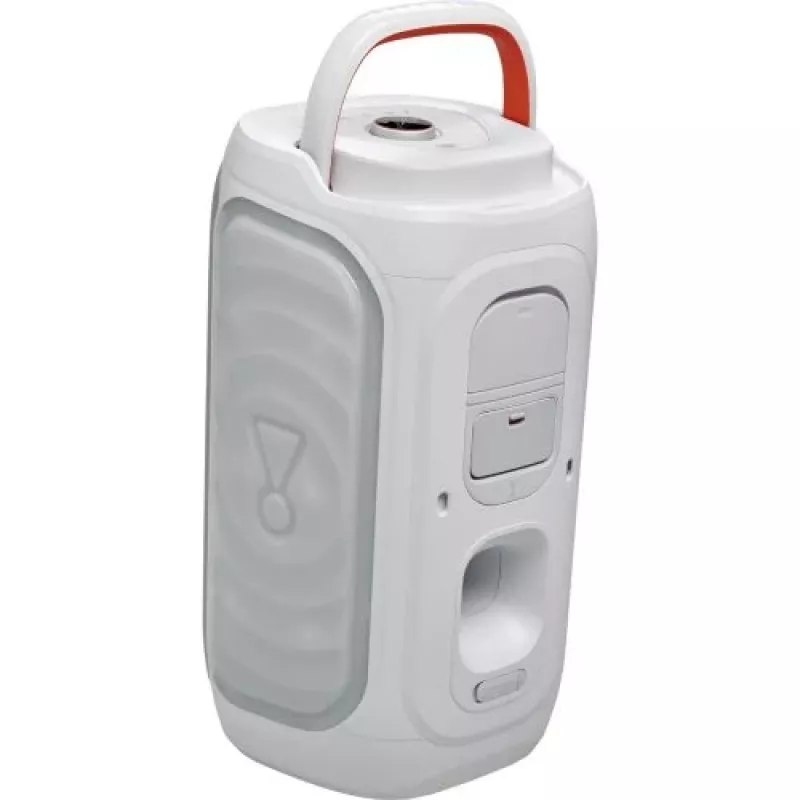 JBL PartyBox 130 Portable Party Speaker, 180W, Bluetooth 5.1, IPX4, White