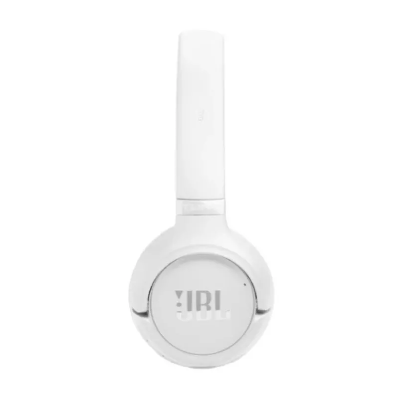 JBL Tune 530BT Wireless On-Ear Headphones with Pure Bass, Bluetooth 5.3, 57-Hour Battery, Foldable Design – White