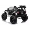 JC666 Police Car Ride-On Battery-Powered with LED Lights MP3 Remote Control White