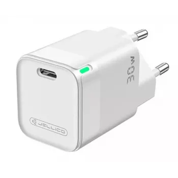 Jellico C43 Mini PD 30W QC 3.0 Smart Adaptive Fast Charger with 1x USB-C (5-20V) White