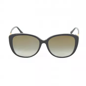 JIMMY CHOO ALY-F-S-AE2 Women's Cat Eye Sunglasses Gold Brown Gradient 54/18/145 mm