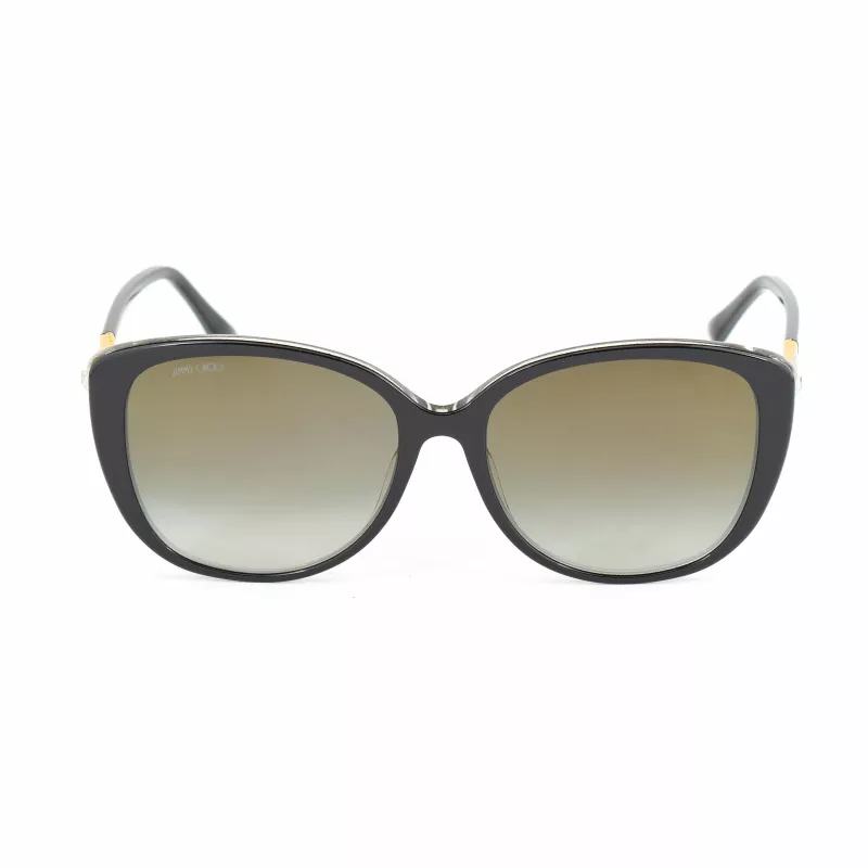 JIMMY CHOO ALY-F-S-AE2 Women's Cat Eye Sunglasses Gold Brown Gradient 54/18/145 mm