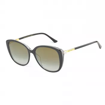 JIMMY CHOO ALY-F-S-AE2 Women's Cat Eye Sunglasses Gold Brown Gradient 54/18/145 mm