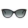 JIMMY CHOO AXELLEGS8079O Women's Butterfly Cat-Eye Sunglasses - Black Frame Gradient Grey Lens 56/16/145 mm
