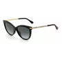 JIMMY CHOO AXELLEGS8079O Women's Butterfly Cat-Eye Sunglasses - Black Frame Gradient Grey Lens 56/16/145 mm