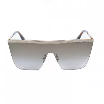 Jimmy Choo Leah/S 06JHA Women's Sunglasses Gold Metal Butterfly Frame Brown Gradient Lens 57mm