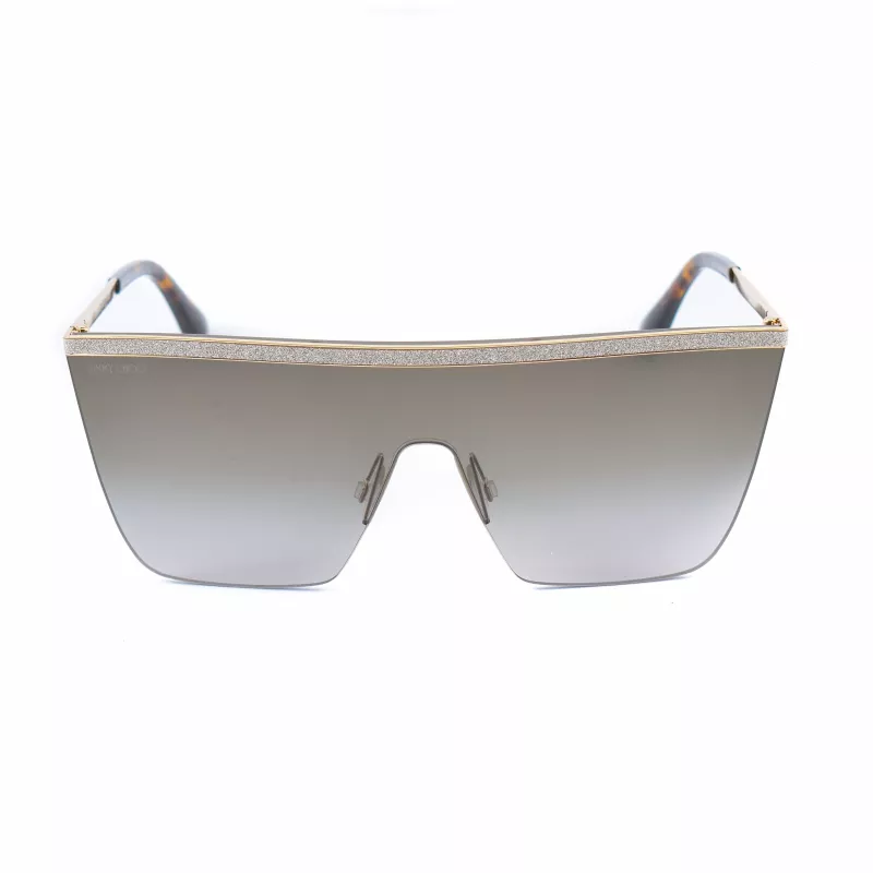 Jimmy Choo Leah/S 06JHA Women's Sunglasses Gold Metal Butterfly Frame Brown Gradient Lens 57mm