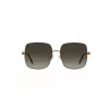 JIMMY CHOO LILI-S-J7D Women's Butterfly Cat Eye Sunglasses Gold Metal Frame Brown Gradient Lens 58mm