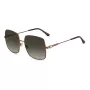 JIMMY CHOO LILI-S-J7D Women's Butterfly Cat Eye Sunglasses Gold Metal Frame Brown Gradient Lens 58mm