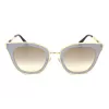 JIMMY CHOO LORYS492M2FQ Women's Cat Eye Sunglasses Havana Brown Gradient 49mm