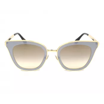 JIMMY CHOO LORYS492M2FQ Women's Cat Eye Sunglasses Havana Brown Gradient 49mm
