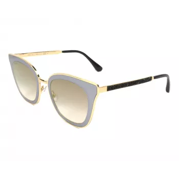 JIMMY CHOO LORYS492M2FQ Women's Cat Eye Sunglasses Havana Brown Gradient 49mm
