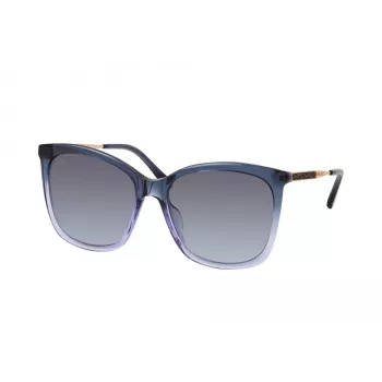 JIMMY CHOO NEREA-G-S-JQ4 Women's Sunglasses - Black Frame, Grey Lens - 57/17/145 mm
