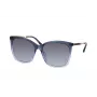 JIMMY CHOO NEREA-G-S-JQ4 Women's Sunglasses - Black Frame, Grey Lens - 57/17/145 mm