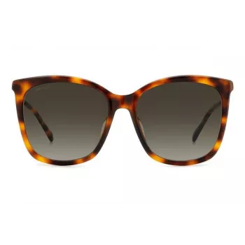 JIMMY CHOO NEREA Sunglasses NEREAGS05LHA Women Cat-Eye Acetate Black Grey 55/20/144 mm