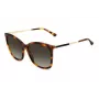 JIMMY CHOO NEREA Sunglasses NEREAGS05LHA Women Cat-Eye Acetate Black Grey 55/20/144 mm