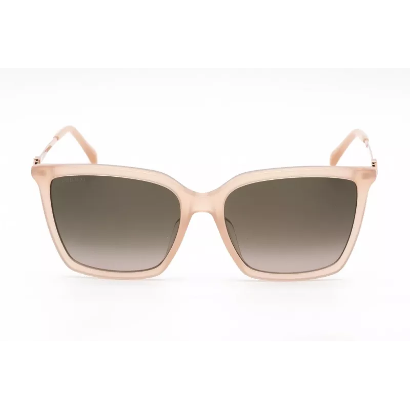 JIMMY CHOO TOTTA-G-S-FWM Women's Sunglasses - Black Acetate Frame, Grey Gradient Lenses, 56mm