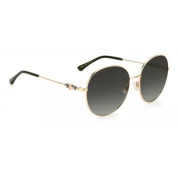JIMMY CHOO Women's BIRDIESPEFIB Sunglasses - Oversized Square Cat-Eye Acetate Frame - 60/18/145 mm - UV400 Protection