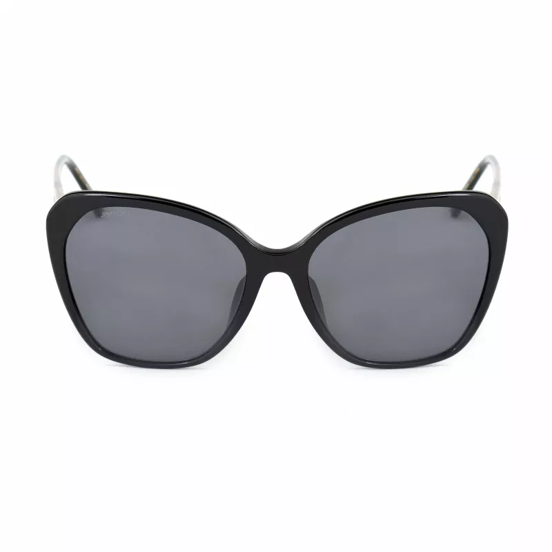 JIMMY CHOO Women's ELE-F-S-807 Fashion Sunglasses - Acetate Frame, Polycarbonate Lenses, UV400 Protection, 56mm Lens Width