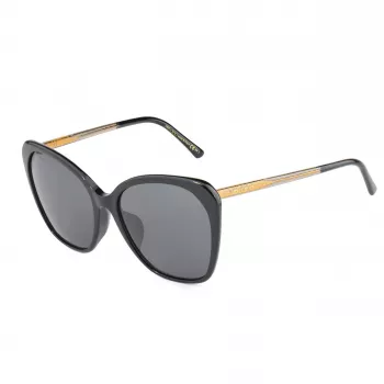 JIMMY CHOO Women's ELE-F-S-807 Fashion Sunglasses - Acetate Frame, Polycarbonate Lenses, UV400 Protection, 56mm Lens Width