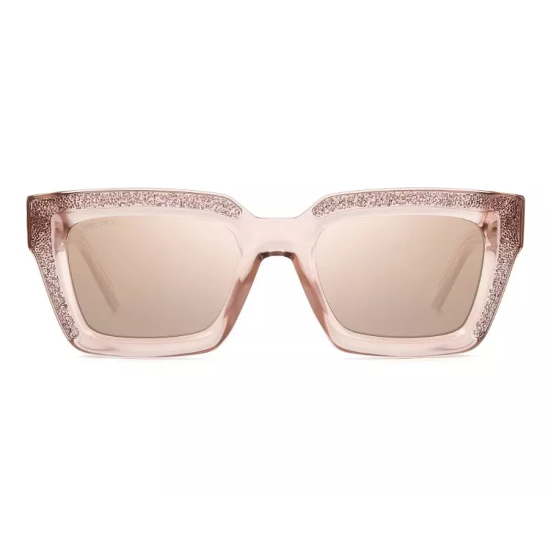 JIMMY CHOO Women's MEGS-S-FWM2S Cat Eye Sunglasses Havana Brown Gradient 51mm
