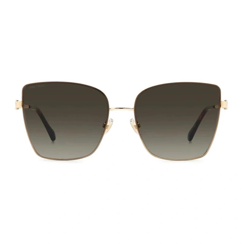 JIMMY CHOO Women's VELLA-S-06J Cat Eye Sunglasses Havana/Brown Gradient 59mm