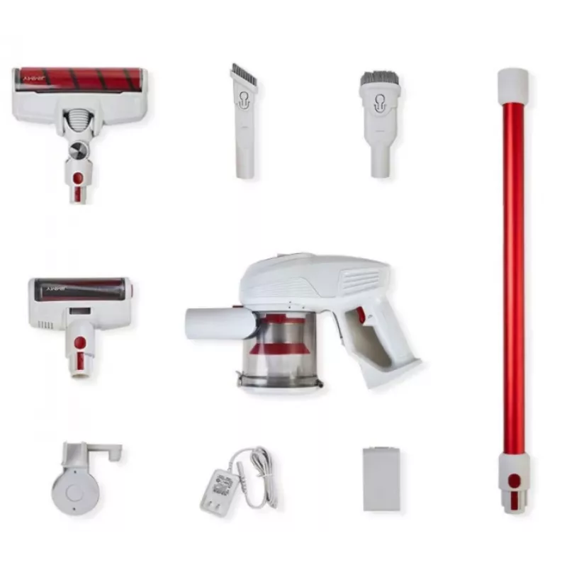 JIMMY JV51 Cordless Handstick and Handheld Vacuum Cleaner, 400 W, 21.6 V, 45 min Runtime, Red