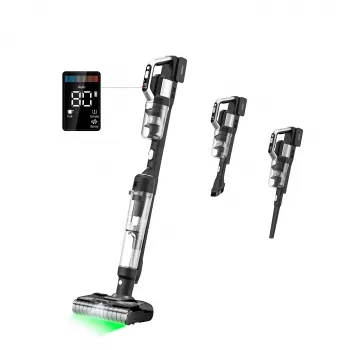 JIMMY PW11 Plus Cordless Wet & Dry Vacuum Cleaner and Washer, 400W, 21.6V, 40-75 min Runtime, Black/Silver