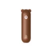 JISULIFE Handheld Fan 8 Brown - Portable Rechargeable Mini Fan with Power Bank Function