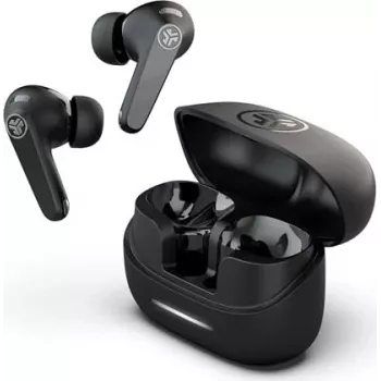 JLab JBuds ANC Pods True Wireless Earbuds with Active Noise Cancellation, IP55, Black