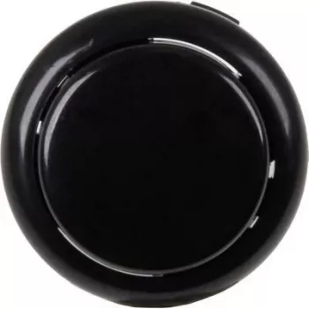 JOY-IT ARC Button M BK - Mini Arcade Button with Microswitch Black Button-Black-Mini